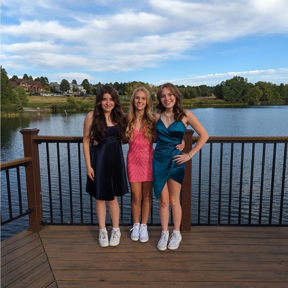 Pink Sequin Mini Dress - Picture 3 of 3